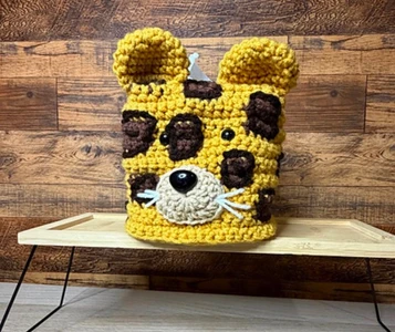 Handmade Crochet Jaguar Tissue Box Cover Pattern