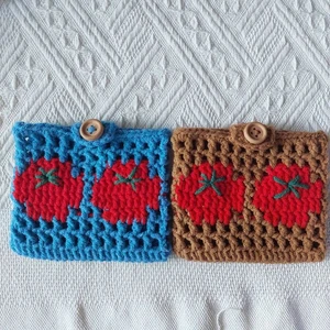 Crochet a Tomato Wallet + Video Tutorial
