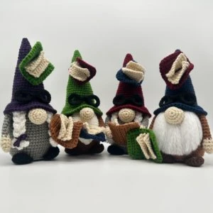 Bookworm Gnome Crochet Pattern