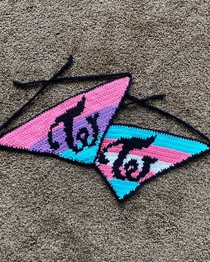 TWICE Pride Bandana Crochet Pattern