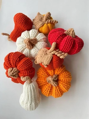 4-in-1 Autumn Pumpkin Crochet Pattern Bundle