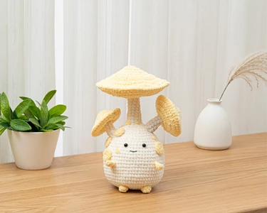 Crochet Mushroom Pattern - Armillaria mushroom