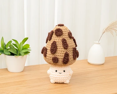 Crochet Mushroom Pattern Mushroom Guy - Morel Mushroom