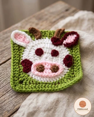 Cow Granny Square