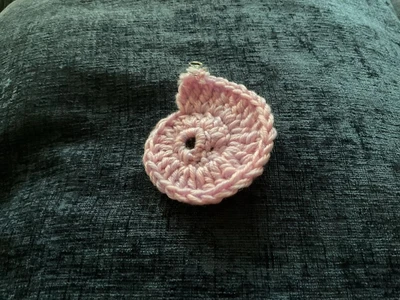 Seashell keychain