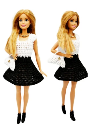 Barbie Skirt Dress and Purse