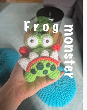 Cute frog monster