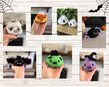Ghoulishly Cute Dumplings  Complete 6 Pattern Bundle