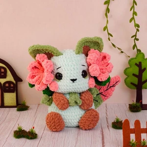 Blooming Leaf Bunny Crochet Pattern