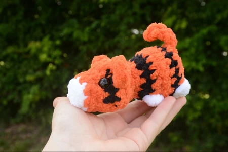 Mini tiger free crochet amigurumi patter