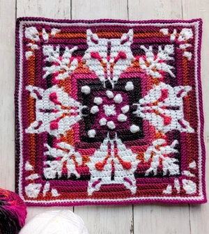 Woodland WhispersFox Mosaic Crochet Pattern