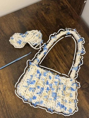 Ribbed Shoulder Bag Pattern