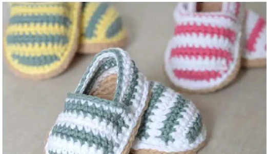 Stripy Espadrille Shoes