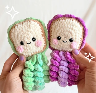 Jelly Toast kawaii Plushie