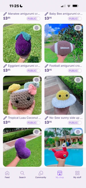 All patterns in my shop