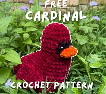 Cardinal Bird Crochet Pattern