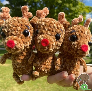 Rudy the Reindeer Crochet Pattern by Kiwi Bird Crafts
