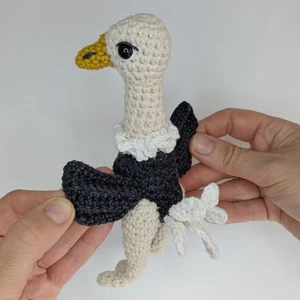Crochet Ostrich Amigurumi Pattern, Beginner-Friendly Bird Toy