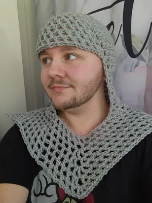 Crochet Chainmail Coif