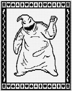 Boogie\'s Blanket Overlay Mosaic Blanket Pattern