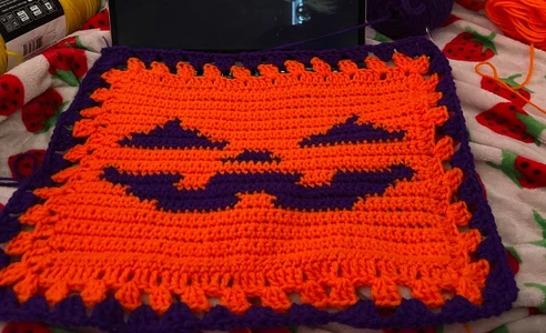 Halloween Pumpkin Tapestry