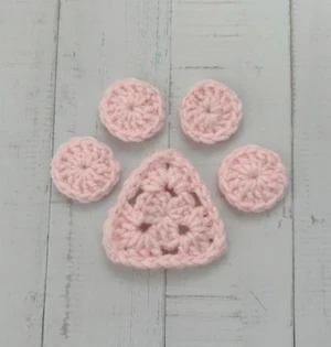 Dog Paw Print Appliqué