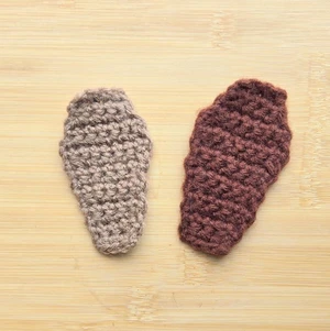 Coffin Applique Crochet Pattern