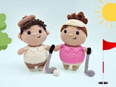 Percy & Penny the Chunky Golfers