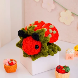 Strawberry Ladybug Crochet Pattern