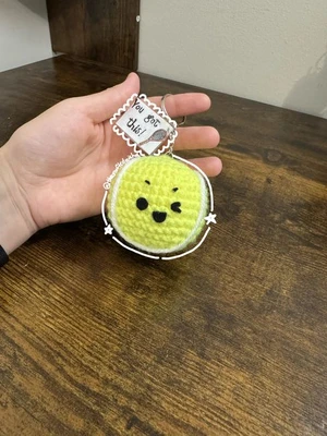 Cute Tennis Ball Keychain Pattern