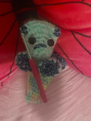 click to see Blue the half trisaritops half mermaid