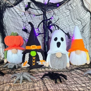 Halloween Fall Crochet Gnomes Pattern Bundle
