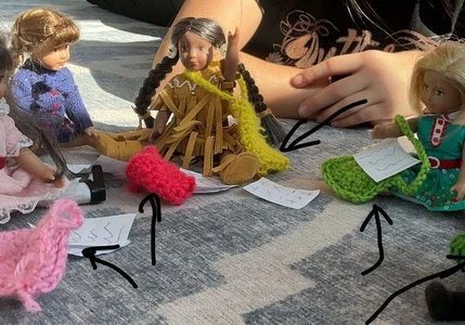 Mini doll bag
