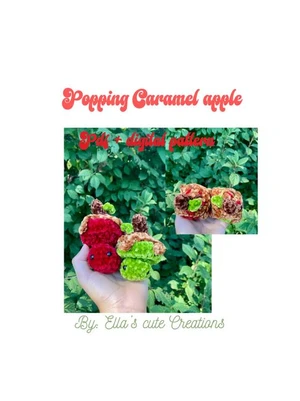 Popping Caramel apple (PDF included)