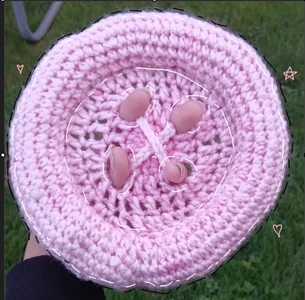 puffy button coaster