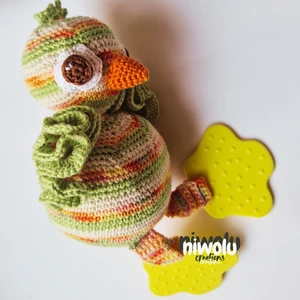 Teether foot bird