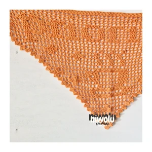 Filet crochet bandana Priorities