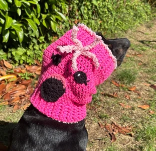 Stinky Strawberry the Flamingo Dog Snood Cowl