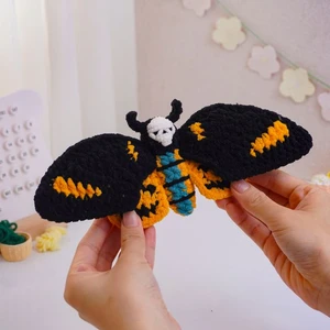 Dead Head Moth Crochet Pattern