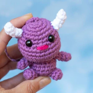 Plush Monster Keychain