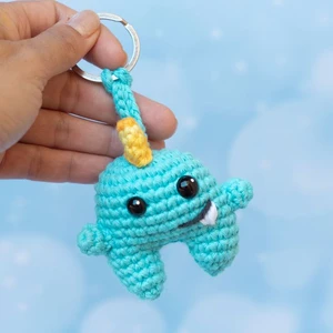 Tusky little Monster Keychain