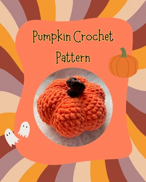 Whimsical pumpkin plushie / ornament