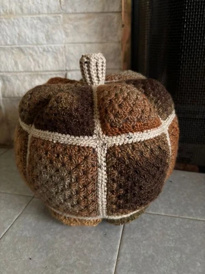 Patchwork Granny Pumpkin