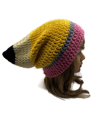 Slouchy Pencil Hat Crochet Pattern