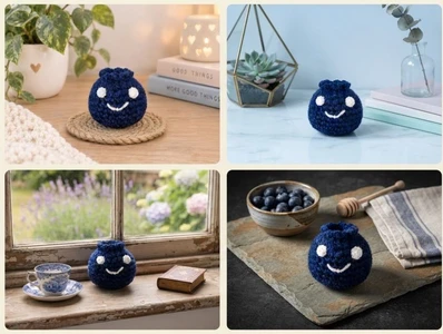 Blueberry Amigurumi Crochet Pattern