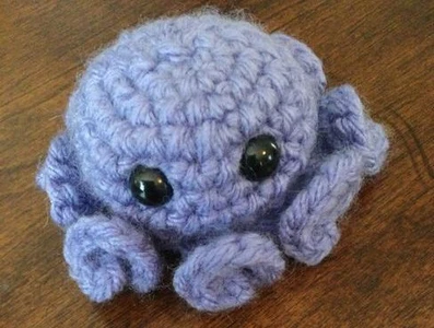 Quick, easy  no sew octopus