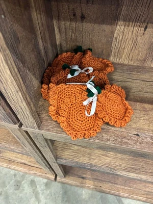 Pumpkin coasters