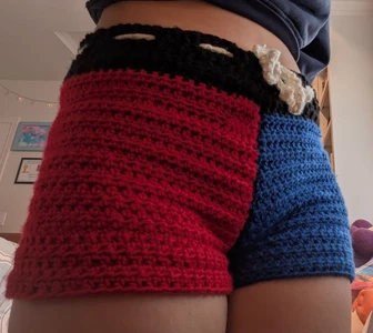 Harley Quinn Halloween Costume Shorts (HQ pt1)