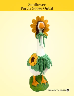 Sunflower Porch Goose Outfit