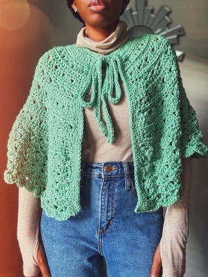 The Meis Crochet Cape Pattern.